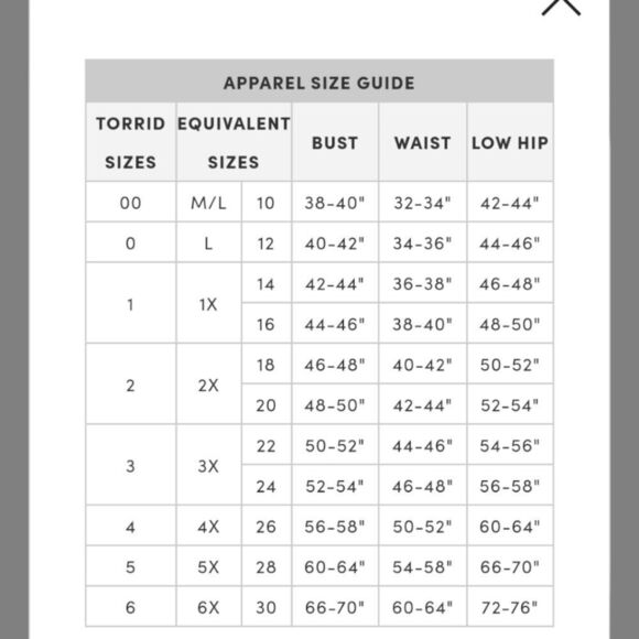 TORRID STRETCHβLACE Sweetheart Cinch Front Top Plus Size 2X - Picture 14 of 16